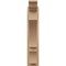 Ekena Millwork 5 1/2-in W x 16-in D x 28-in H Balboa Trad Rough Cedar Woodgrain TimberThane Outlooker, Primed Tan OUTUR055X16X28BOA04RCPR - alternate 2